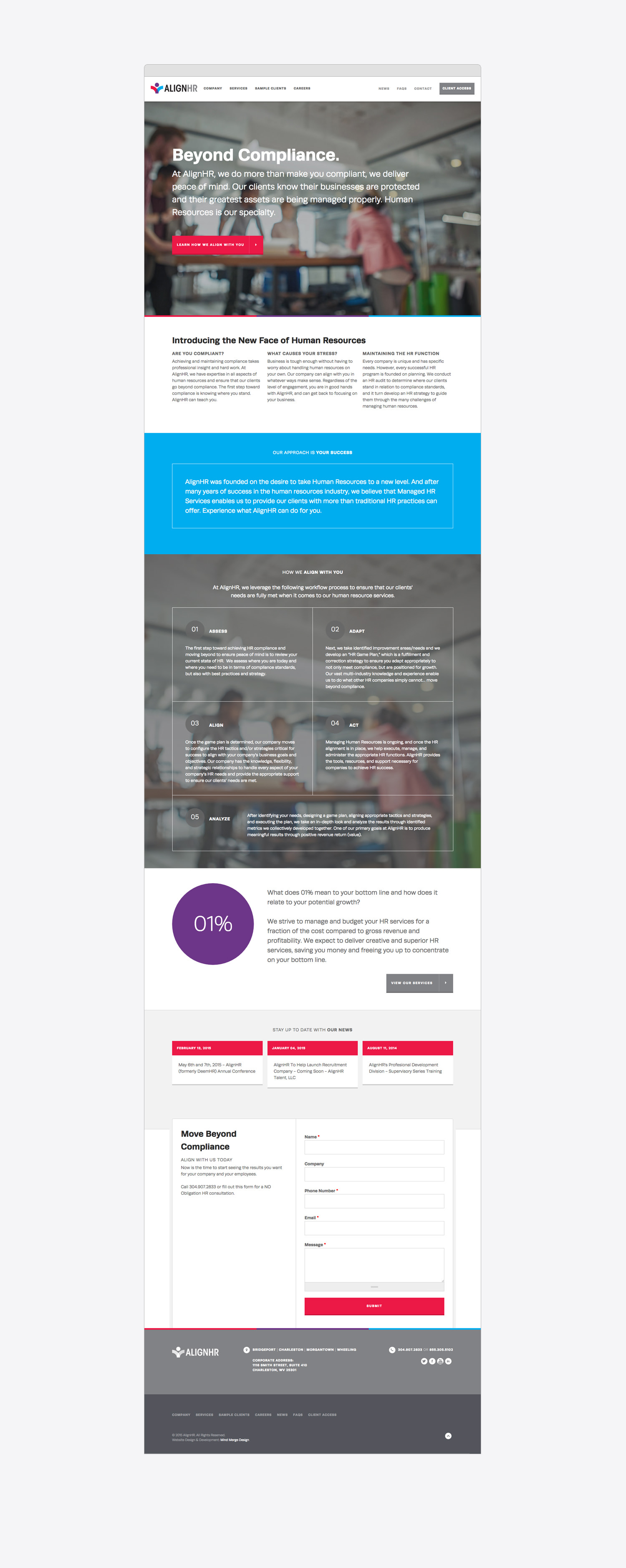 Website - Desktop View