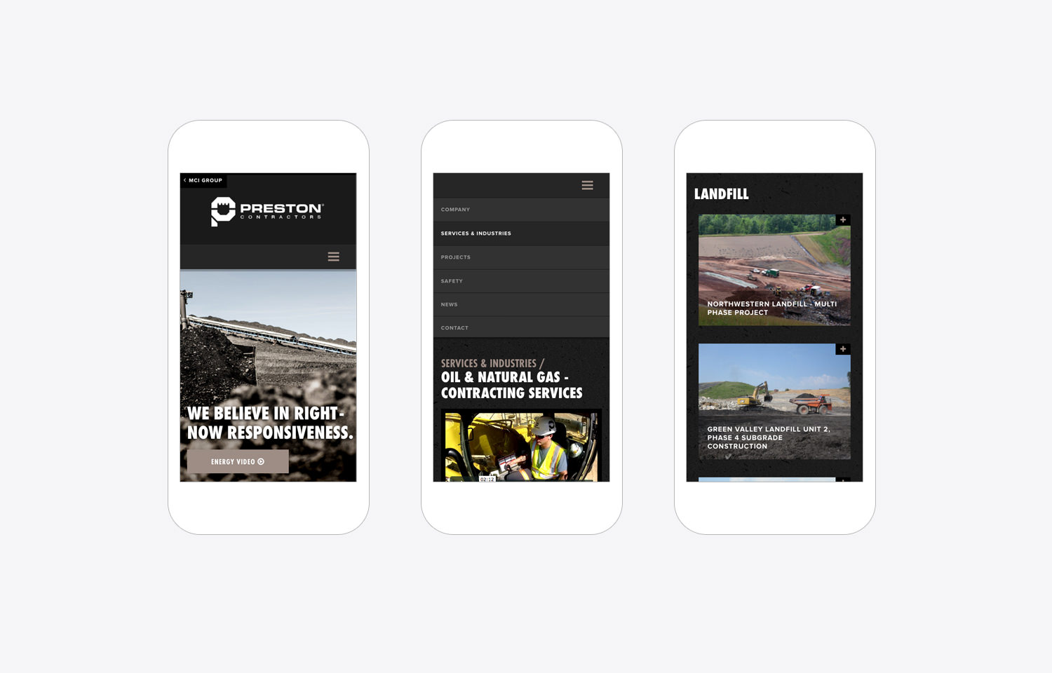 Website - Interior Pages (Detail), Mobile View