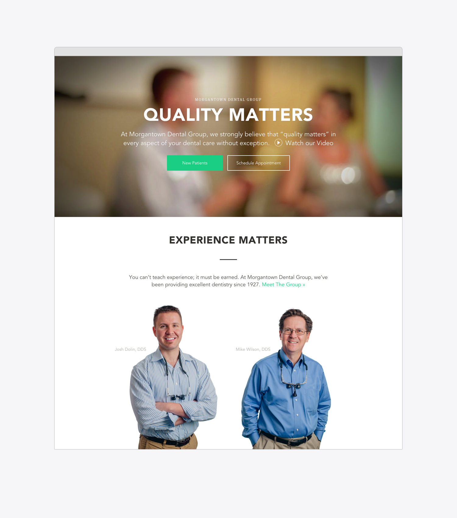 Website - Desktop View