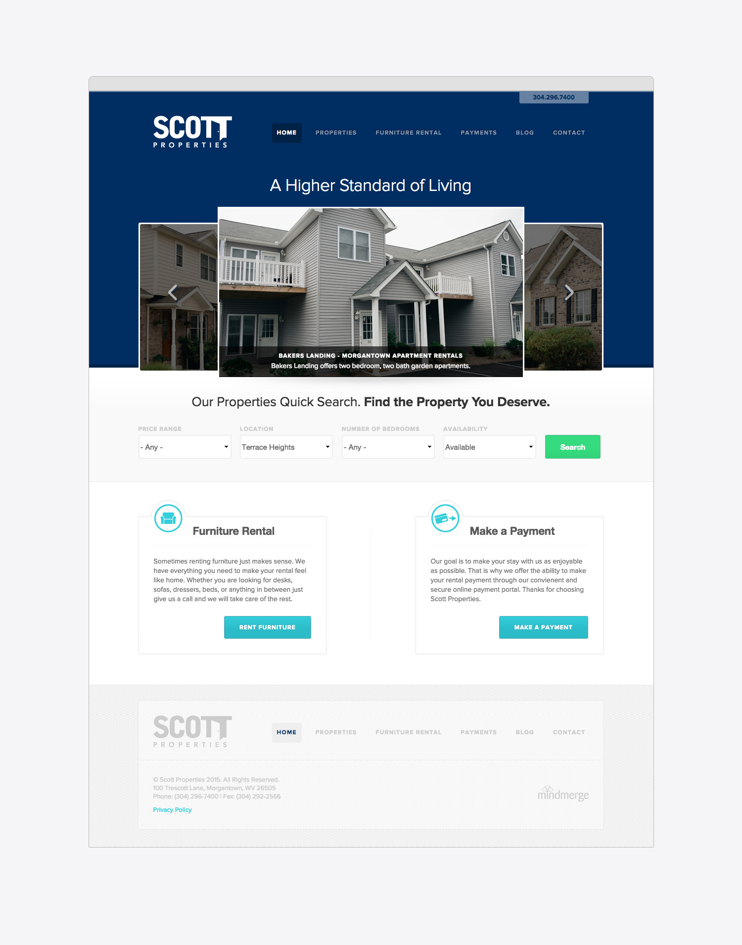 Website - Desktop View